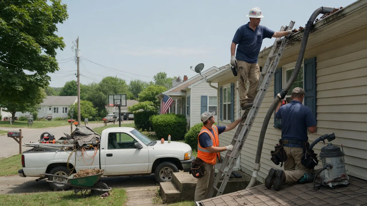Gutter Installation in Farmersville, IL near me